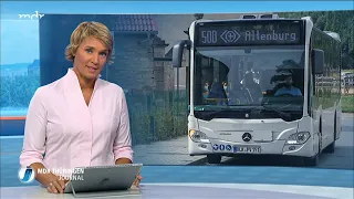 Altenburg - Zeitz / Buslinie 500 verbindet Thüringen und Sachsen-Anhalt / MDR THÜRINGEN JOURNAL