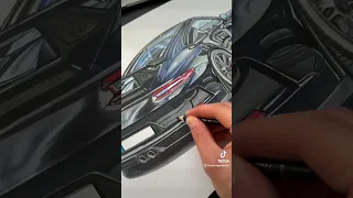 Porsche GT3 drawing 🔥 #porsche #carart #gt3 #991 #porschegt3 #copicmarker #cardrawing #gt3rs #art