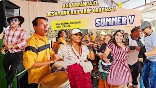 Así Arranca El Desayuno Bailable Con Combo Salvaje Gracias a Nia Sonia Aguilar