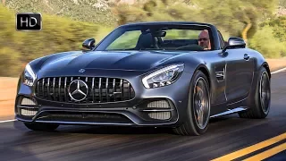 2018 Mercedes-AMG GT C Roadster Selenite Grey Magno Design & Driving Footage HD