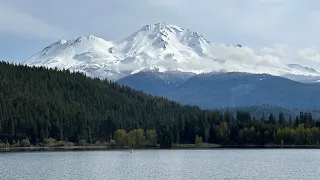 Views of Mt. Shasta from Lake Siskiyou