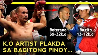 BETERANONG KNOCKOUT ARTIST NG PUERTO RICO, PLAKDA SA BAGITONG PINOY...