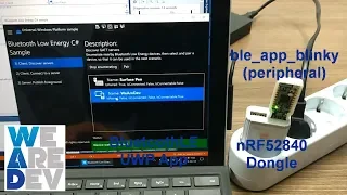 Testing the BLE 5.0(nRF52840) dongle on Windows 10