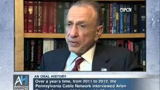 Oral Histories Preview: Arlen Specter on Robert Bork & Clarence Thomas Confirmation Hearings
