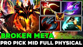 Shadow Fiend Pro Pick Mid Full Physical Insane Build ULTIMATE Broken Meta - Dota 2