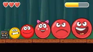 RED BALL 4: Black Box vs ALL RED BALL BOSSES (15,30,45,60,75) Slow Motion Gameplay VOLUME 1,2,3,4,5