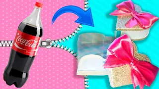 Подарочная коробка из ПЛАСТИКОВОЙ БУТЫЛКИ своими руками / DIY Love box made of PLASTIC BOTTLE