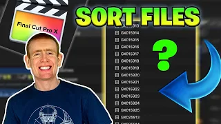 How to SORT FILES in the CHRONOLOGICAL order in Final Cut Pro X