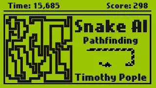 🐍🤖 Snake AI • Pathfinding (Timothy Pople)