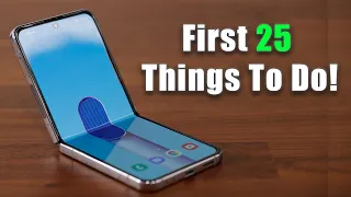 Samsung Galaxy Z Flip 4 - FIRST 25 Things To Do! (That No One Will Show You)