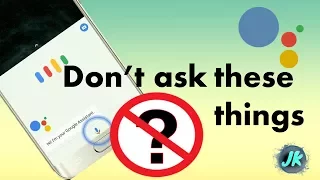 Never ask these things to google assistant | Terrible answers by google assistant | Mr & Mrs JK