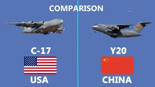 Comparison of China's Y 20 and American Boeing c17