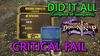 Tiny Tina's Assault On Dragon Keep: Critical Fail Side Quest Guide