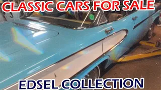 CLASSIC Cars For Sale RARE 1 Owner Edsel Car Collection Amazing Story! Muscle Car Memories Episode