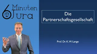 Die Partnerschaftsgesellschaft (MoPeG)