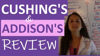 Cushings and Addisons Nursing | Addison's Disease vs Cushing's Syndrome Nursing | Endocrine NCLEX