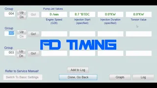 How to set cam timing (torsion value) on a PD TDI