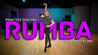 Rumba Practice Routine With Arm Styling | Follow Along