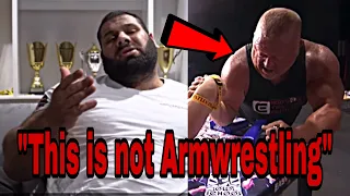 LEVAN Reacts to Jerry Cadorette Armwrestle