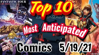 Top 10 most anticipated NEW Comic Books 5/19/21