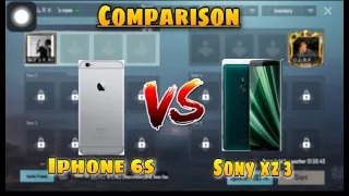 iPhone 6s Vs Sony xz 3 | Comparison 🔥 | 30FPS VS 40FPS | 6s PUBG/BGMI Test in 2023