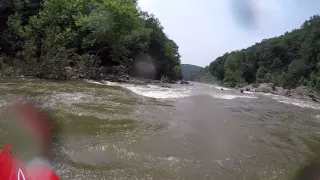 Lower Yough at High Water, 5.2Ft.  July 2015