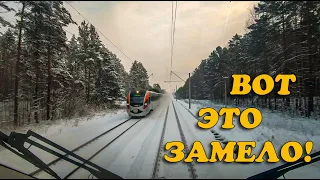 Эксклюзив на Тарпане навстречу Хюндаю // Train driver's view