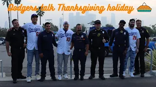 Justin Turner, Tony Gonsolin & more Dodgers talk Thanksgiving