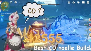 C0 noelle Build for dmg (60k-per hit) | Best C0 build NGL