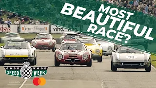 Alfa TZ2s and Porsche 904s in stunning Goodwood race