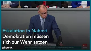 Aussprache zur Regierungserklärung von Olaf Scholz zur Lage in Nahost am 19.10.23