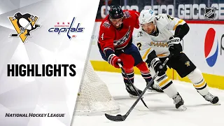 Penguins @ Capitals 2/23/21 | NHL Highlights