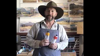 Award-winning Australian artist Leon Holmes - Oil Paint Palette Demo - Michael Harding Oil Paints