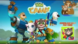 talking tom camp -epic water fight (offical trailer).