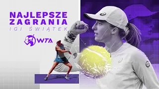 Najlepsze zagrania IGI ŚWIĄTEK w WTA 2022