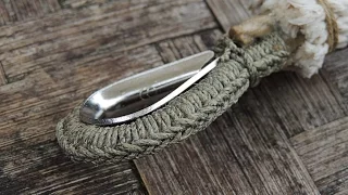 Cockscombing or Ringbolt Hitching 3 Strand Tutorial How to Tie