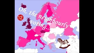 Eurovision 2019 Voting | All Televotes in a Map