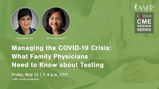 AAFP COVID-19 CME Webinar Series