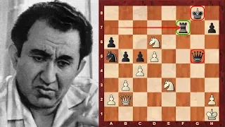 Tigran Petrosian's Immortal Chess Game vs Spassky - Hijacking diagonals! Queen Sac! - Brilliancy!