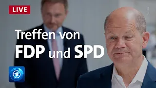 SPD und FDP haben sich zu Gesprächen über eine Regierungsbildung getroffen