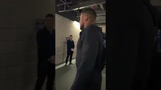 ANTHONY JOSHUA ARRIVES AT THE O2 FOR JERMAINE FRANKLIN CLASH!