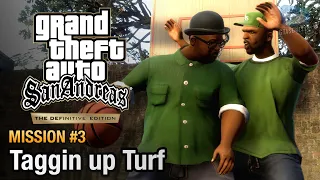 GTA San Andreas Definitive Edition - Mission #3 - Tagging up Turf