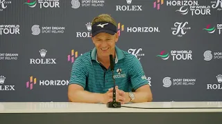 Luke Donald Wednesday Press Conference 2023 Horizon Irish Open © DP World Tour