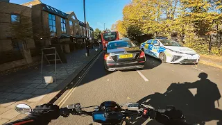 South-West to North-East London. Part 2. | YAMAHA MT-07 AKRAPOVIC + QUICKSHIFTER [4K]