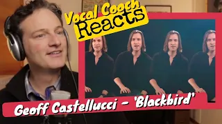 Vocal Coach REACTS - Geoff Castellucci 'Blackbird'