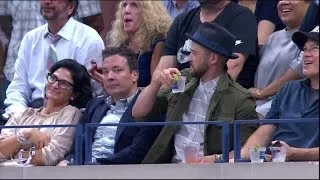 Jimmy Fallon, Justin Timberlake steal show at US Open