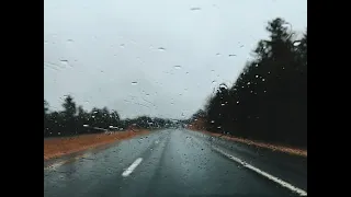 🚙🌧️ 45 Min Driving in the RAINY  highway ASMR (NO MUSIC, NO VOICE, JUST SLEEP SOUNDS) 😴