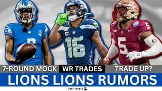 Today’s Lions Rumors: Trade For Brandon Aiyuk & Tyler Lockett? Trade Up For Jared Verse + Mock Draft