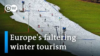 European ski resorts scramble for a response to the challenges of climate change | DW News