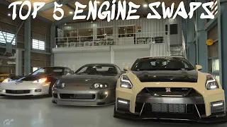 Gran Turismo 7 - Top 5 Best Engine Swaps to Buy!